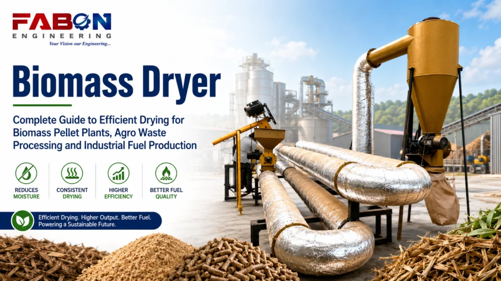 Biomass Dryer: Complete Guide to Efficient Drying for Biomass Pellet Plants, Agro Waste Processing and Industrial Fuel Production